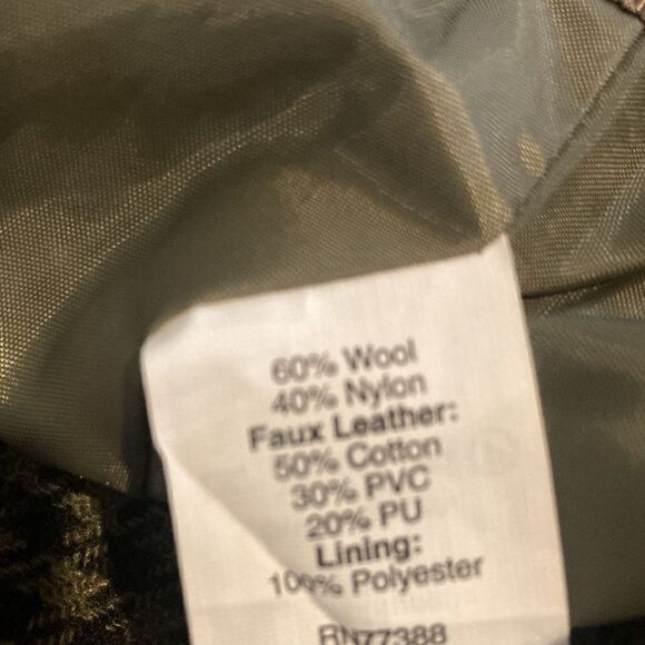 J. Crew wool blend leather-trim houndstooth skirt 10 - Picture 12 of 12